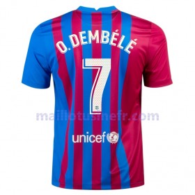 Maillot de Foot FC Barcelone O. Dembele 7 Domicile 2021-22